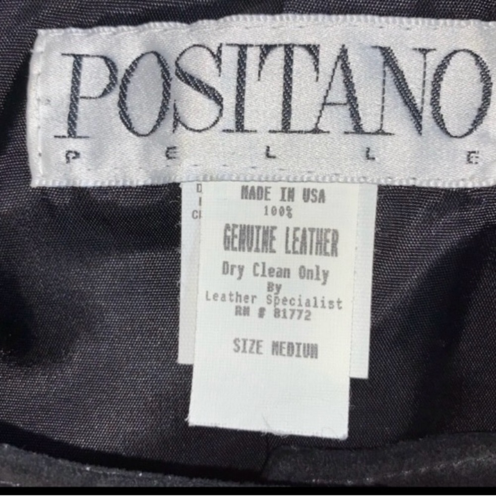 Vintage Positano Pelle Suede Jacket  Sz M - Picture 4 of 4